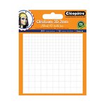 Cléofoam carrés mousse en 2 mm d'épaisseur prédécoupé (200 minis + 50 maxis) cléopâtre