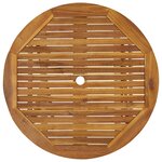 vidaXL Mobilier à dîner de jardin pliable 5 Pièces Bois d'acacia solide