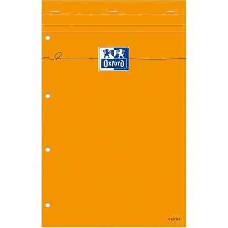 OXFORD Bloc-notes - Petits carreaux - 160 pages - 31,5 cm x 21 cm x 0,9 cm
