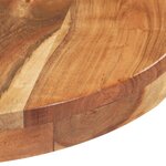 vidaXL Table de bar Ronde Ø50x110 cm Bois d'acacia massif