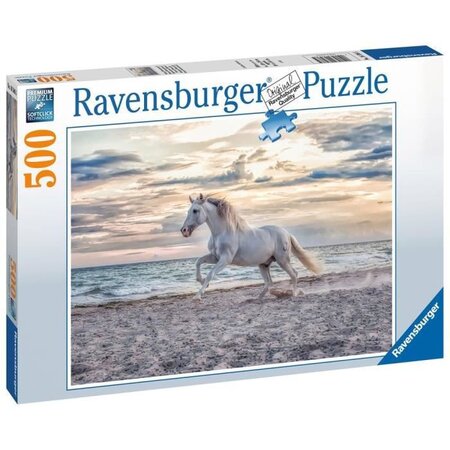 Puzzle 500 p - cheval sur la plage