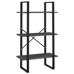 vidaXL Bibliothèque à 5 niveaux Gris 60x30x175 cm Bois ingénierie
