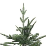 vidaXL Sapin de Noël artificiel Vert 210 cm PVC et PE