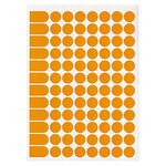 2940 Étiquettes Orange Ø 8