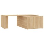 vidaXL Table basse Chêne sonoma 150x50x35 cm Aggloméré