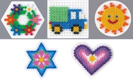 Plaques géométriques pour perles standard (Ø5 mm)