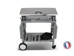 Pack plancha électrique planchaelec lux 830 inox - chariot monceau