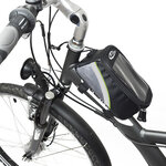 Tectake Étui a vélo pour Smartphone pour cadre de vélo, Imperméable - 18 x 8,5 x 8,5 cm
