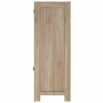 vidaXL Bibliothèque 3 niveaux 80x30x80 cm Bois solide d'acacia