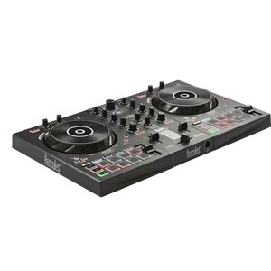 Hercules inpulse 300 - contrôleur dj usb - 2 pistes avec 16 pads et carte son