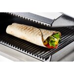 Grill panini double plaques rainurées 3 6 kw - stalgast -  - 570 x360x200mm