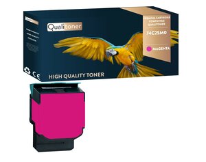 Qualitoner toner lot de x 1 74c2sm0 magenta compatible pour lexmark
