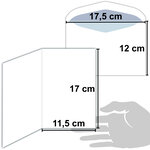 Carte joyeux noël sapin étoile scintillante en or doré brillant avec enveloppe
