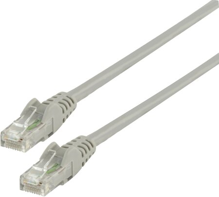 Câble/Cordon réseau RJ45 Catégorie 5E UTP (U/UTP) Droit 1m (Gris)