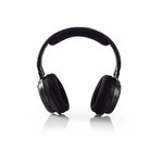 NEDIS HPRF000BK Casque sans Fil - Fréquence radio (RF) - Tour d'oreille - Noir