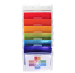 Trieur Mural 6 Compartiments Crystal - A4 - Cristal - X 4 - Exacompta