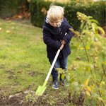 Kit petit jardinier accessoires pour enfant en métal gants + grands outils