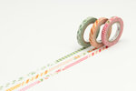 Masking Tape MT Slim 6 mm Set de 3 - deco D