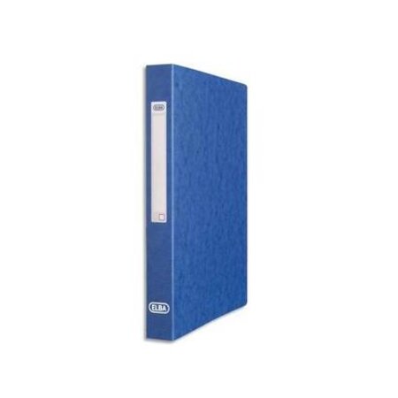 Classeur 2 anneaux Carte lustrée dos de 35 mm bleu ELBA