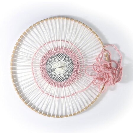 Coffret mon métier à tisser rond Ø 28 5 cm