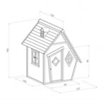 Sunny Maison pour enfants Cabin C050.003.00