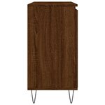 vidaXL Buffet chêne marron 104x35x70 cm bois d'ingénierie