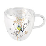 Tasse à thé double paroi - moineaux