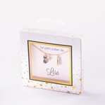 Collier prénom lisa avec pendentif chat