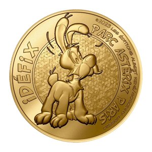 Mini médaille Monnaie de Paris 2023 - Idéfix au Parc Astérix