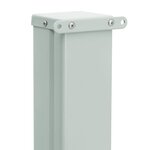vidaXL Auvent latéral rétractable de patio 160x600 cm Gris