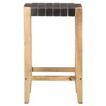 vidaXL Tabourets de bar lot de 2 noir cuir véritable 75 cm