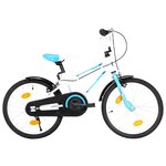 vidaXL Vélo pour enfants 18 pouces Bleu et blanc
