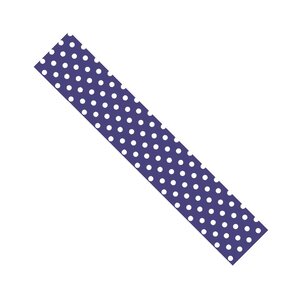 Ruban adhésif fantaisie 1 5 cm x 10 m bleu marine Pois blanc