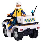 SAM LE POMPIER Quad Police + 1 Figurine - SMOBY
