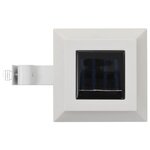 vidaXL Lampes solaires à LED carrées d'extérieur 12 Pièces 12 cm Blanc