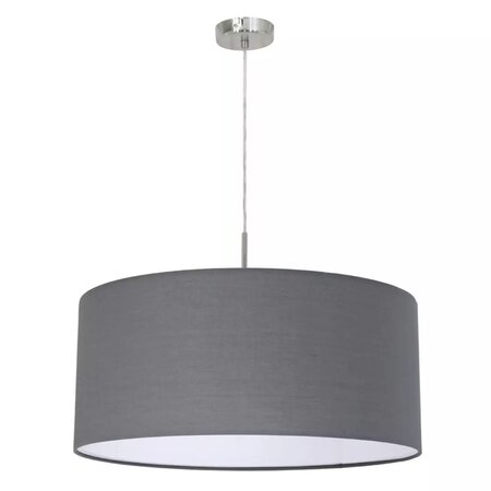 Eglo lampe suspendue pasteri rond gris 31577