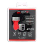FERRARI Chargeur express charge - 12 / 24V - 4,1Ah - 3 USB