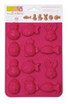 Moule en silicone pour chocolat de Pâques 12 empreintes