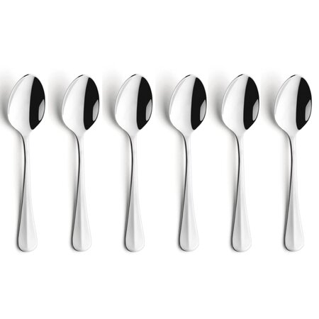 Amefa Ensemble de cuillères à moka 6 Pièces Baguette