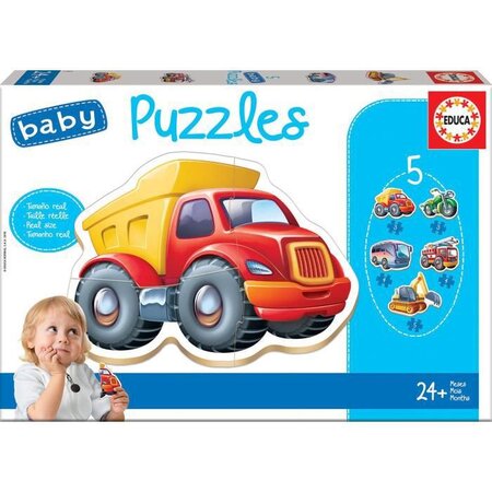 EDUCA - Puzzle - 24 MOIS VÉHICULES