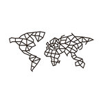 Puzzle mural en bois - Mappemonde 116 cm