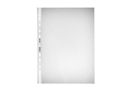 Pack de 100 pochette perforée, format A4, grainé, 0,085 mm HERLITZ