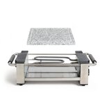Appareil a raclette 4 personnes LIVOO - 650W - Surface de cuisson granite 38x19,8cm - 4 caquelons antiadhésif et 4 spatules inclus