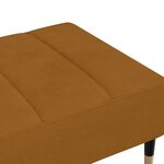 vidaXL Repose-pied Marron 78x56x32 cm Velours