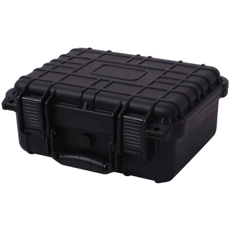 Vidaxl boîte de protection pour équipement 35 x 29 5 x 15 cm noir