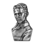 NIKOLA TESLA Shaped 2 onces argent monnaie 10000 Francs Chad 2023
