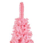 vidaXL Sapin de Noël étroit Rose 120 cm
