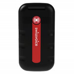 Swissvoice s38 - téléphone portable senior à clapet 2g noir