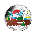 Pièce de monnaie 50 euro France 2020 argent – Grand Schtroumpf