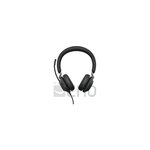 Jabra evolve2 40 casque pc stereo écouteurs certifié uc à réduction du bruit avec technologie d`appel à 3 microphones - câble us